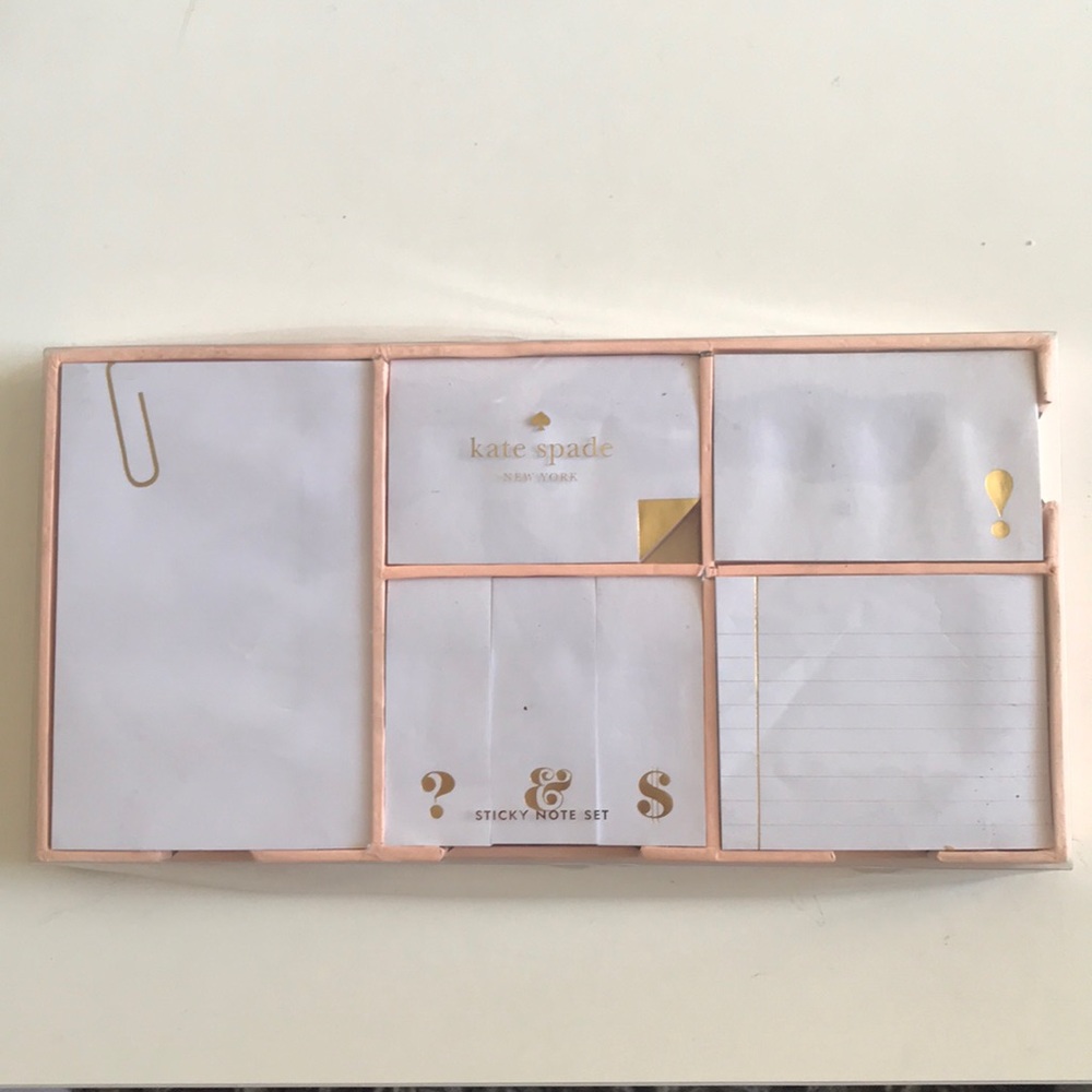 Kate spade stationary/sticky note set